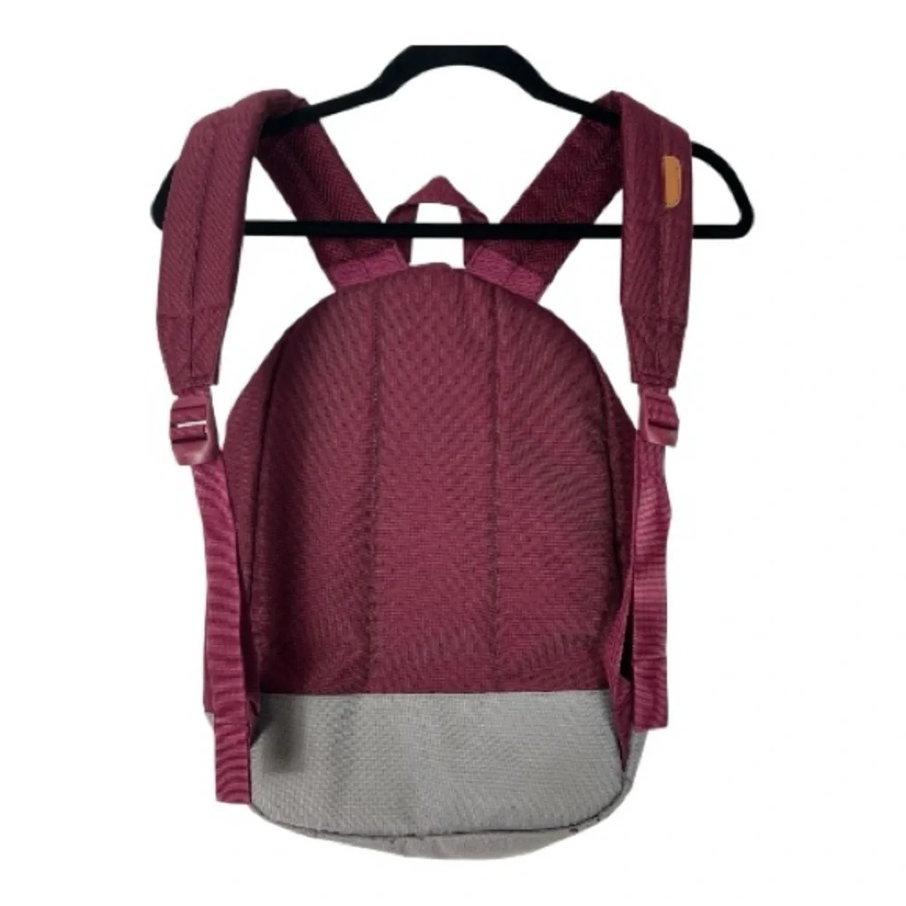 Herschel Supply Company Backpack Maroon and Gray Gold Tone Zipper